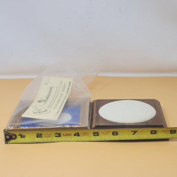 Rasmar Solid Wood Counted Cross Stitch Insert Frames 14 Count Aida Foam Insert - Picture 5 of 6